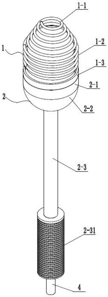 A medical care device for ear canal cleaning