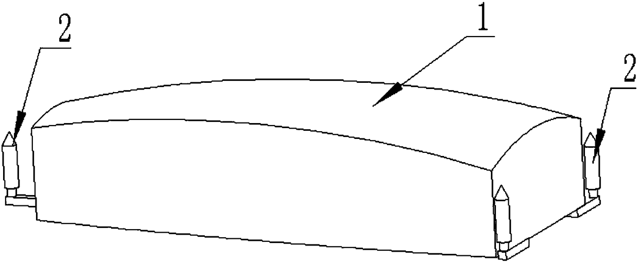 Manufacturing method for high-precision single-curved surface aluminum alloy skin