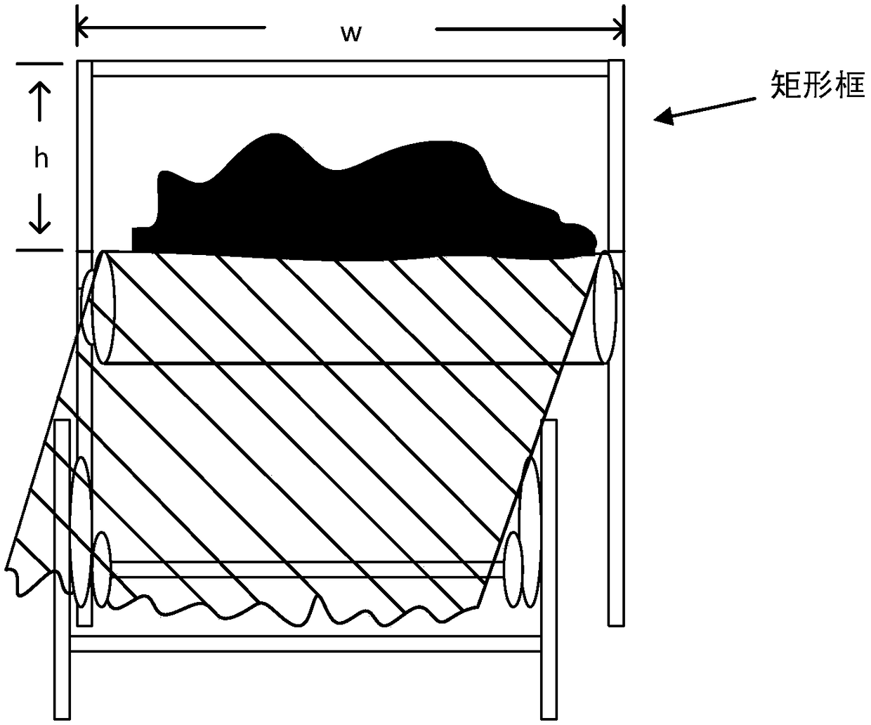 Coal yield monitoring method based on image analysis