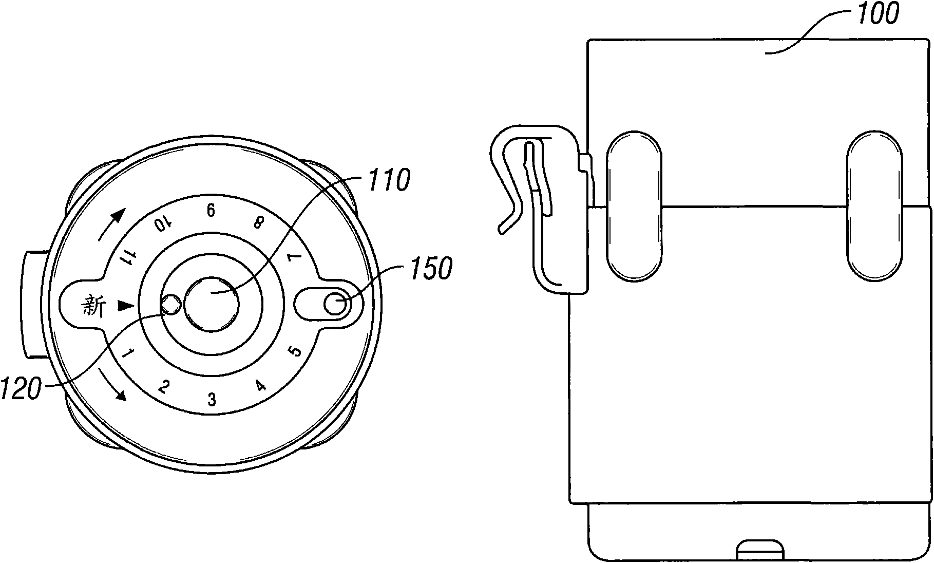 Device status indicator for a multi -dosing detergent delivery device