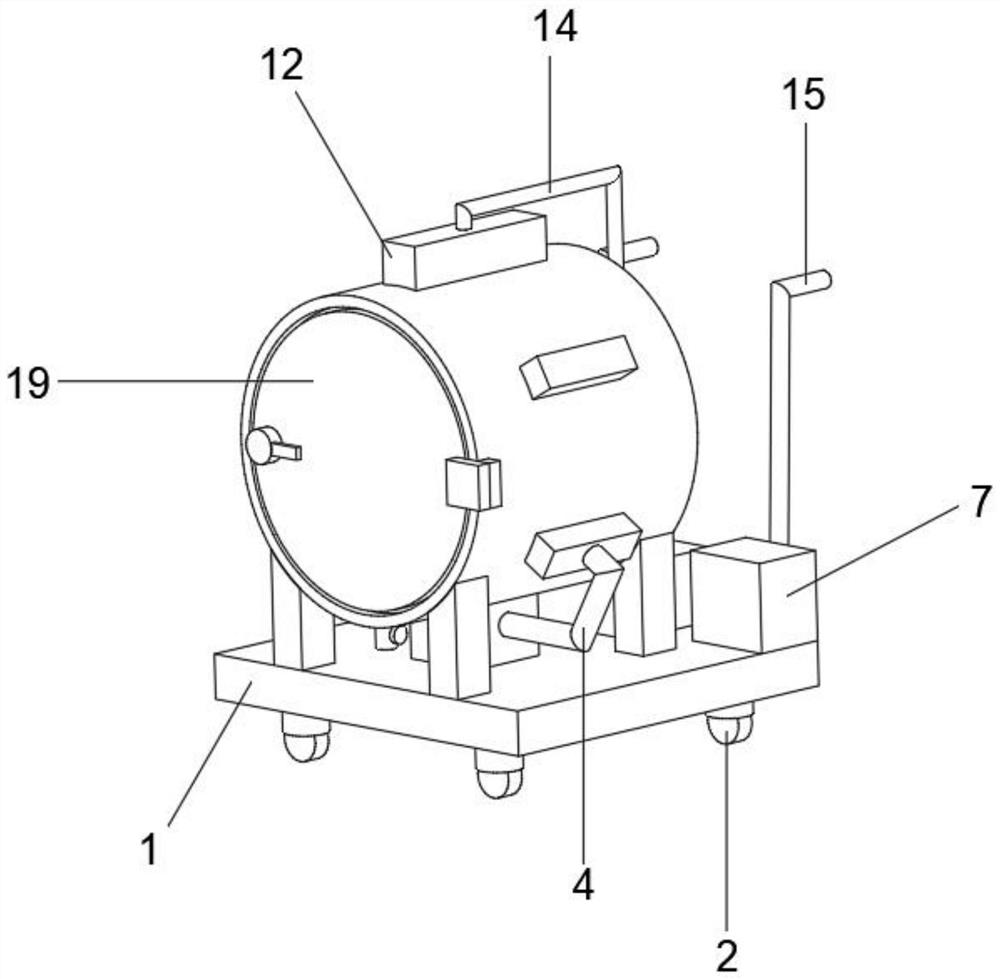 Coil disinfection box for magnetic resonance