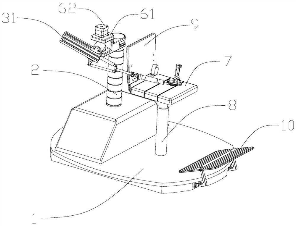 Postoperative rehabilitation device for arm fracture