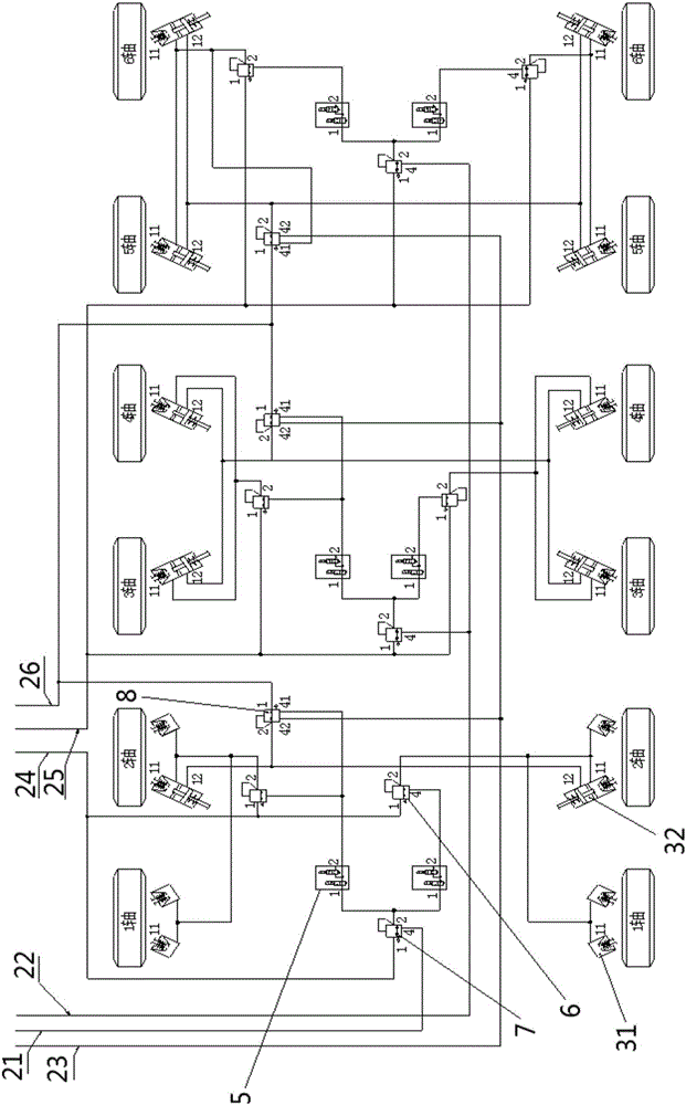 Pneumatic braking system and working vehicle