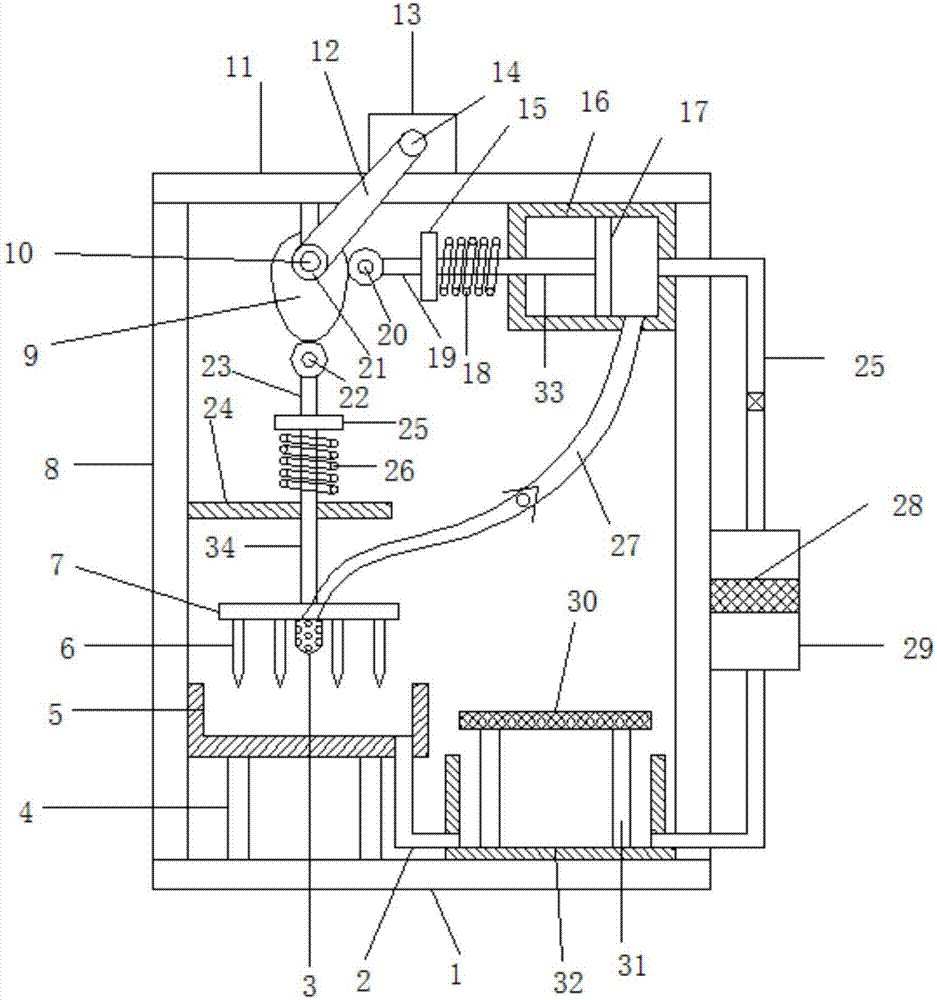 Semi-automatic sea urchin shell-opening and washing apparatus used for marine by-product processing