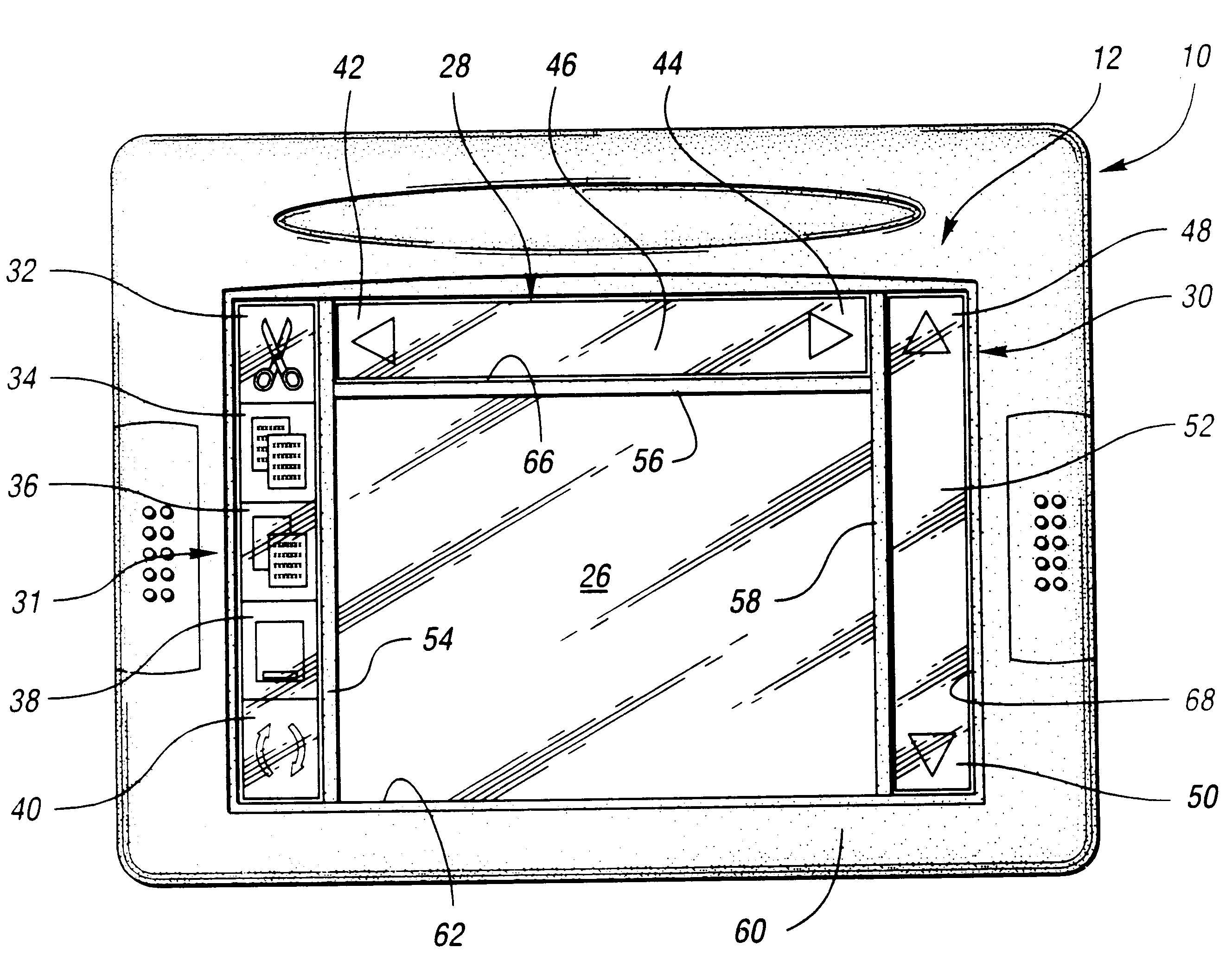 Force sensing semiconductive touchpad