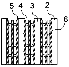 Green belt structure capable of achieving rapid drainage