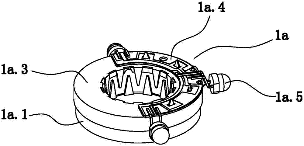 Assembling device for luminous wheel product