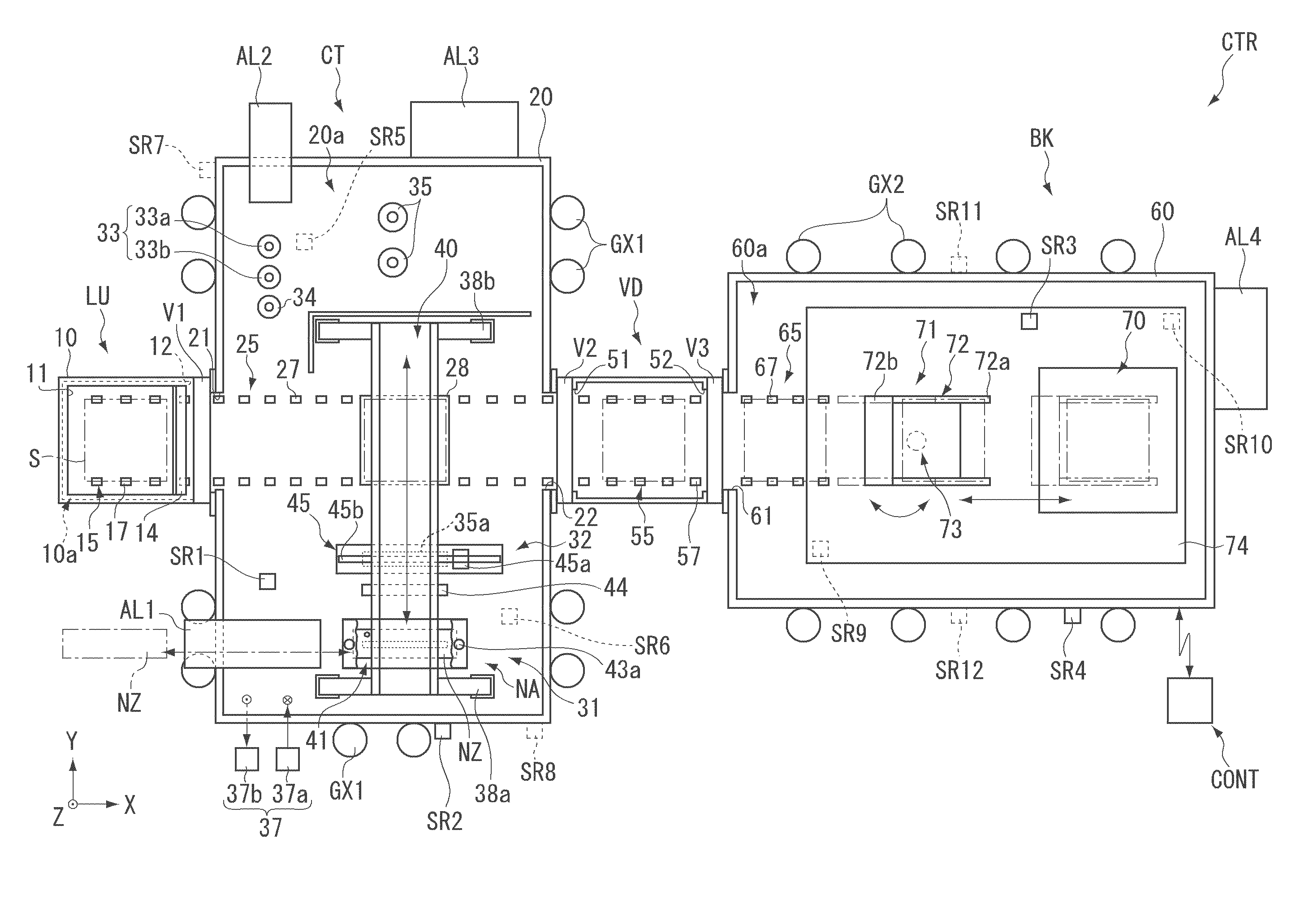 Heating apparatus, coating apparatus and heating method