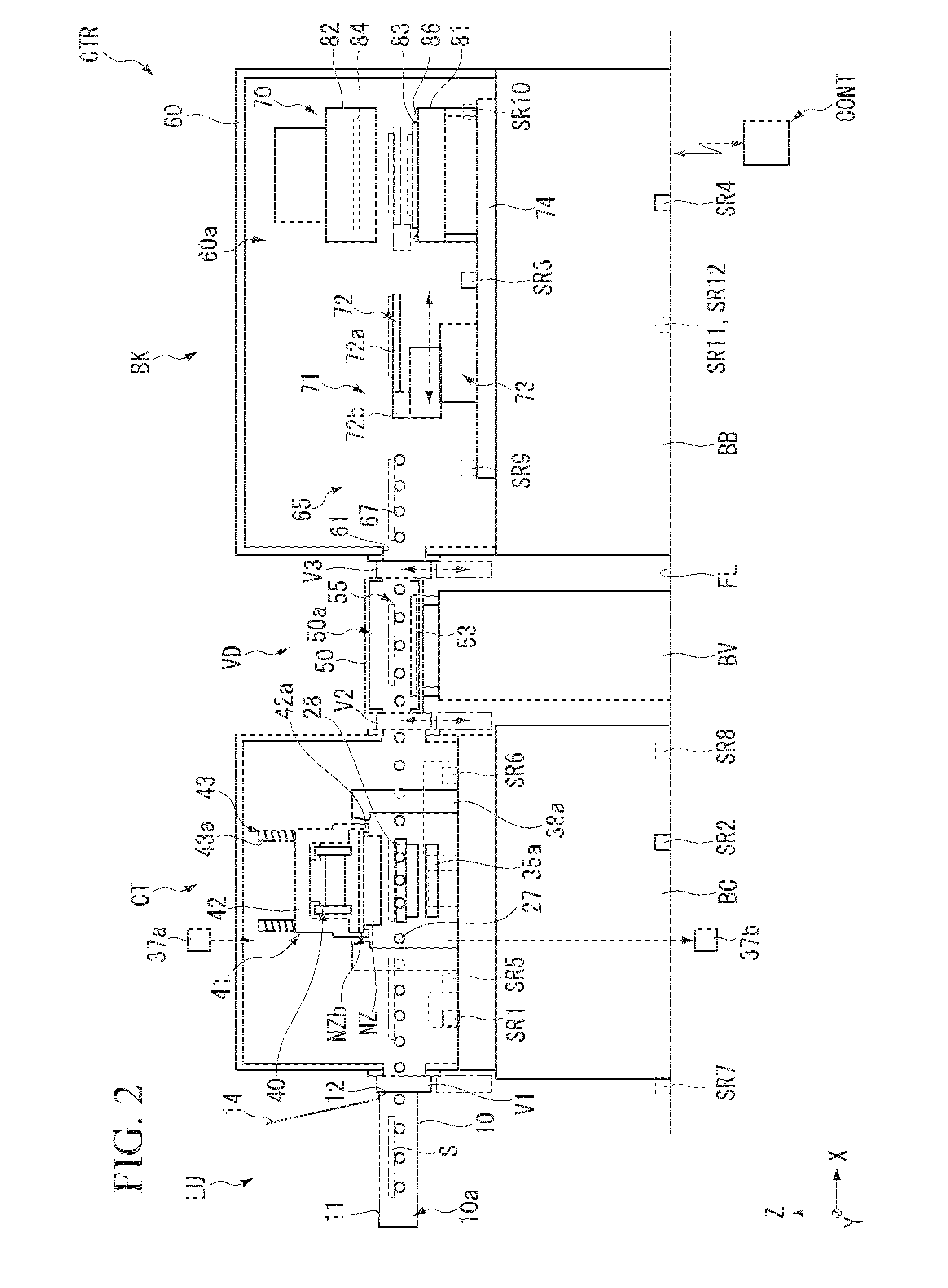 Heating apparatus, coating apparatus and heating method