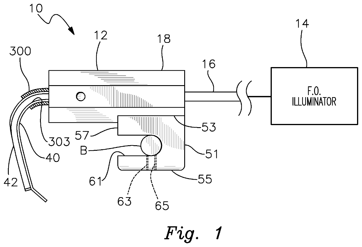 Mounting clamp for an illuminated surgical retractor system