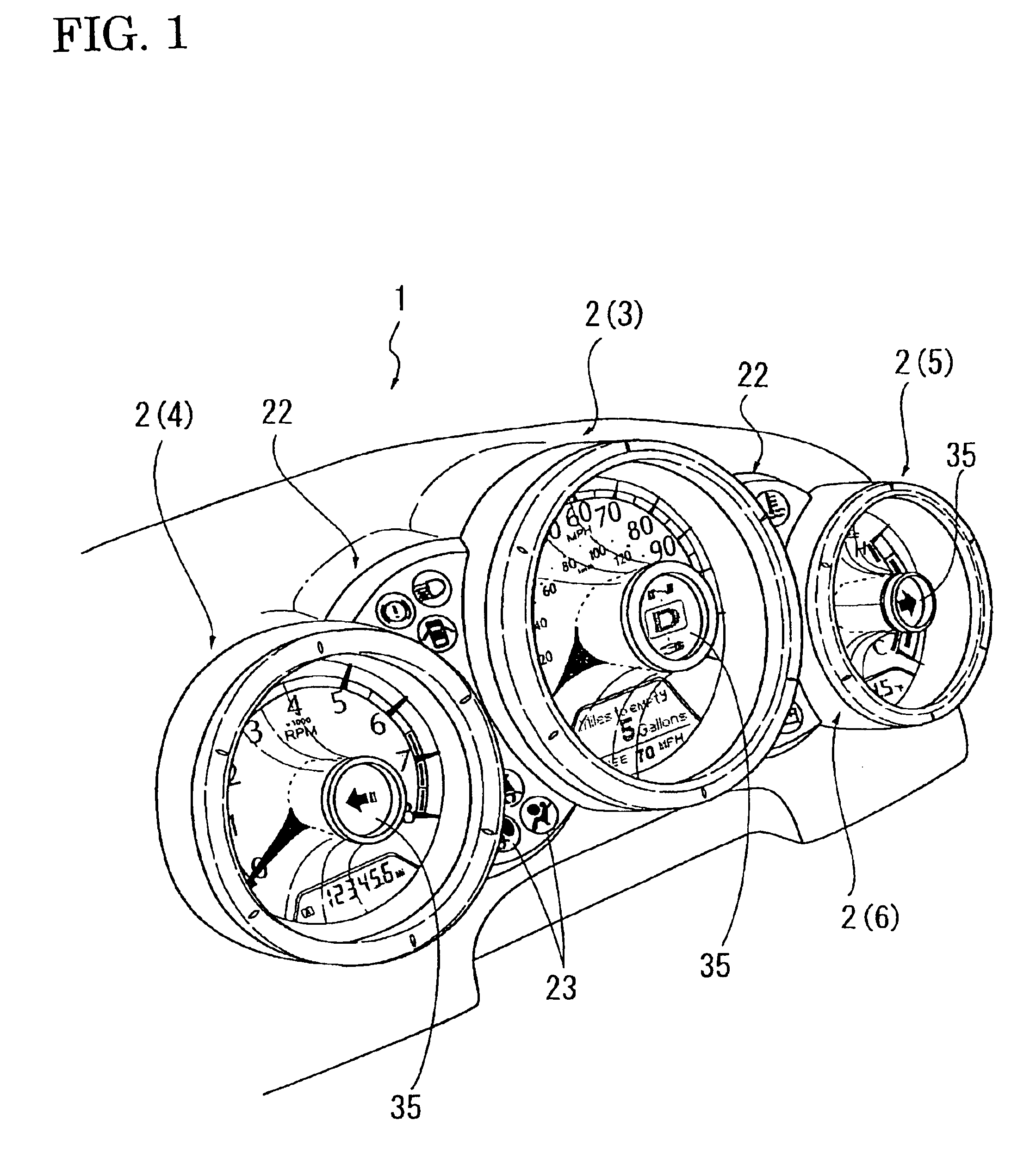 Display device for vehicle