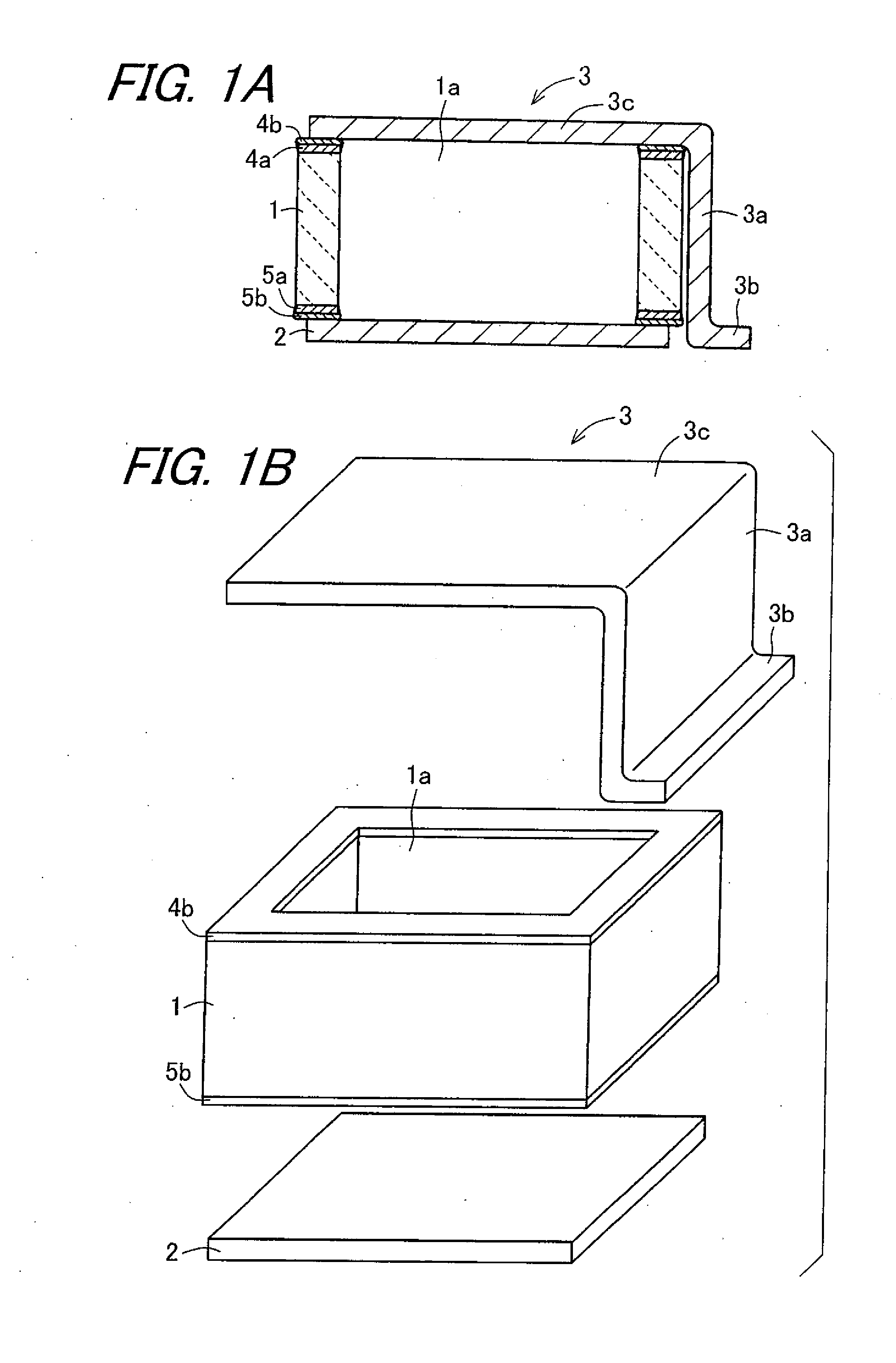 Container for Electric Energy Storage Device, and Battery and Electric Double Layer Capacitor Using the Same