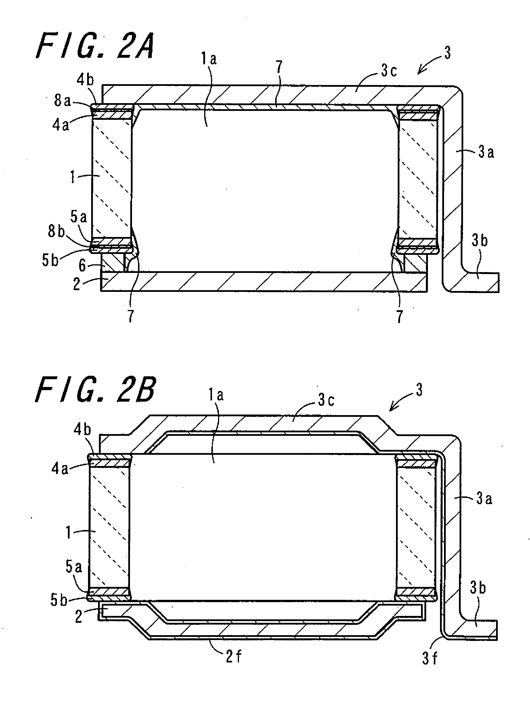 Container for Electric Energy Storage Device, and Battery and Electric Double Layer Capacitor Using the Same