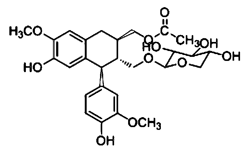 Compound extracted from buerger lespedeza root as well as extraction process and application of compound