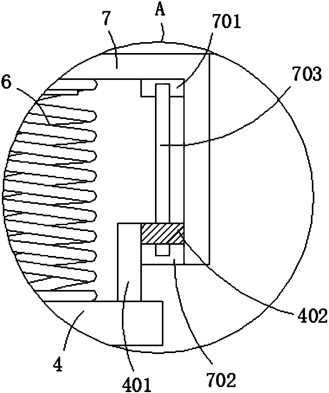 Automatic demolding device for aluminum machining