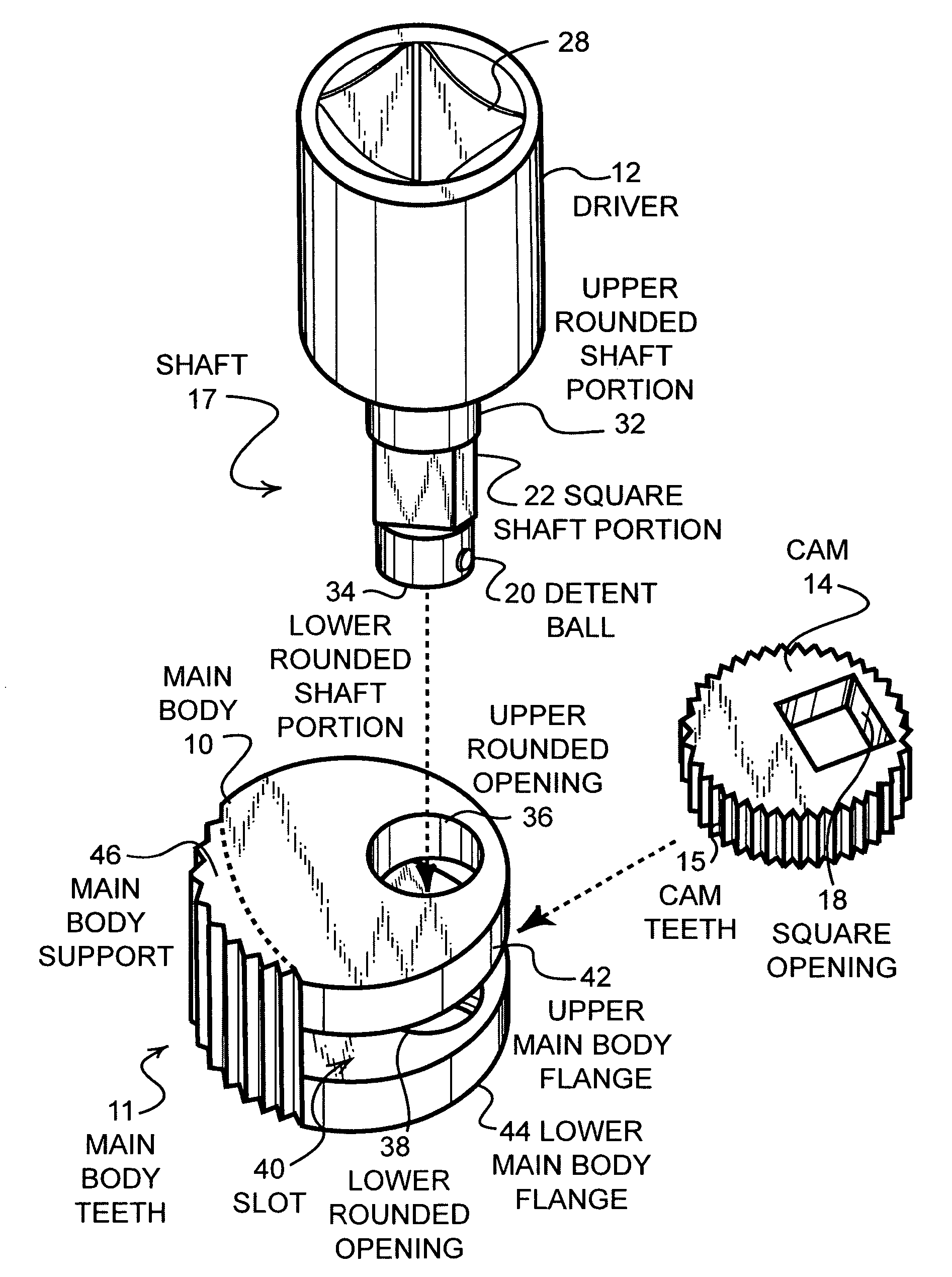 Tool for removing and tightening screw-on drains