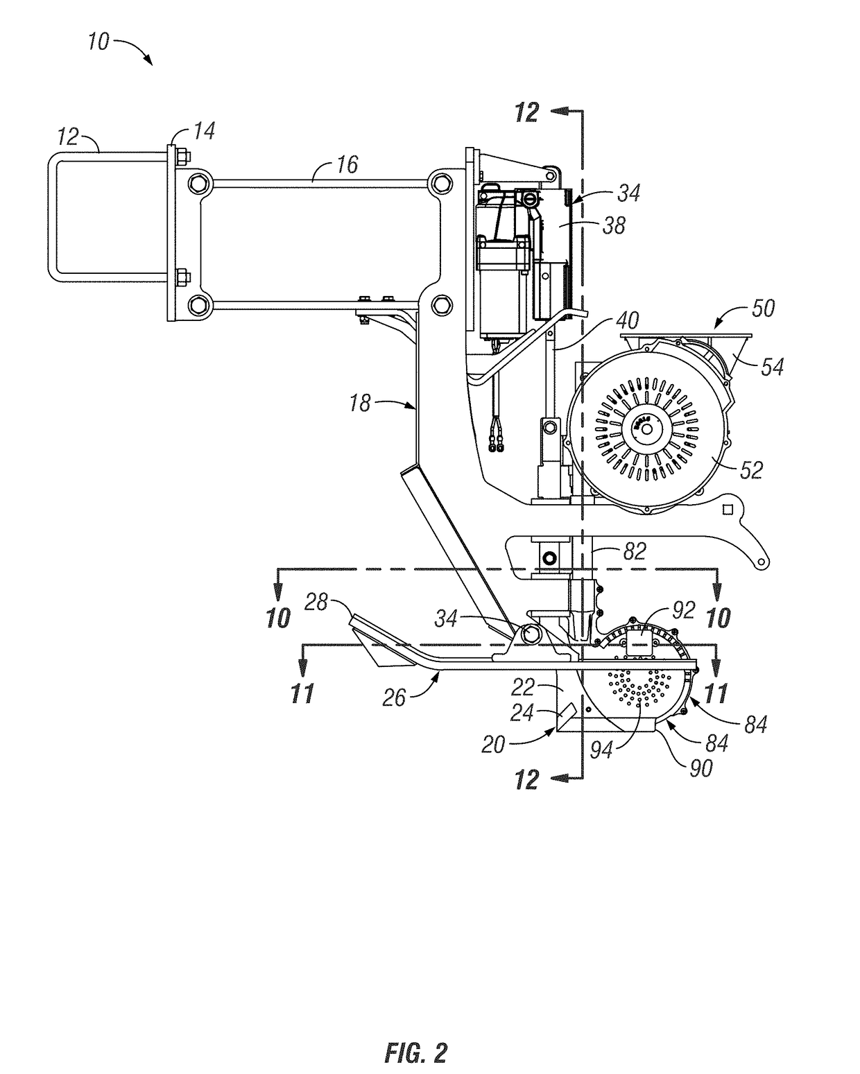 Row unit for an agricultural planting implement