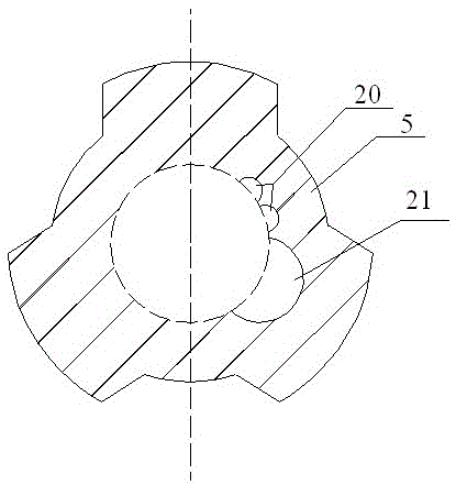 Layered pressure control combined drainage device for double coal seams that are prone to powder and sand discharge