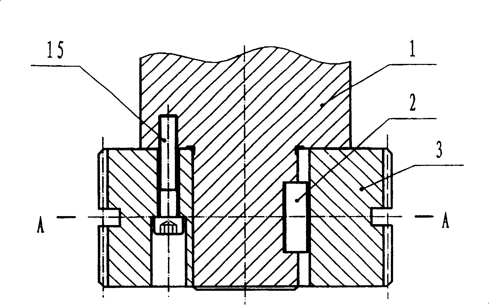 Axial fixing method for disc-like components mounting on axle