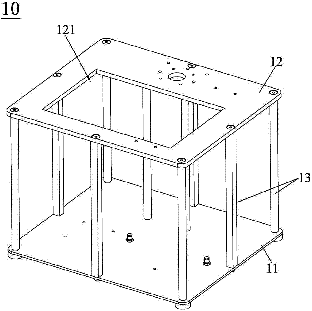 Lower exposure type ceramic photocuring 3D printing equipment and manufacturing method thereof