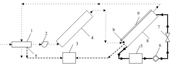 Device for collecting moisture in atmosphere by utilizing solution