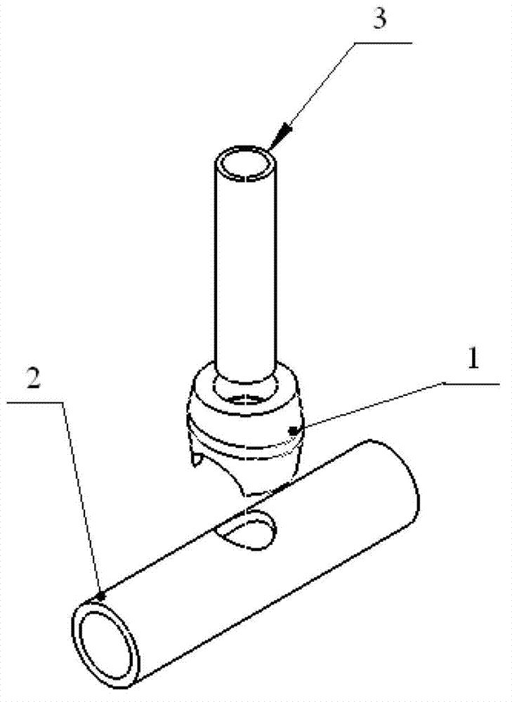 Tool and method for installing novel inserting opening of hydraulic pipeline