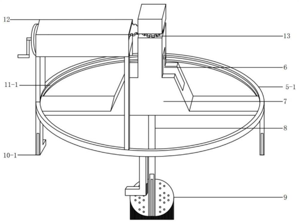 Foam concrete stirring device for laboratory and sample preparation method