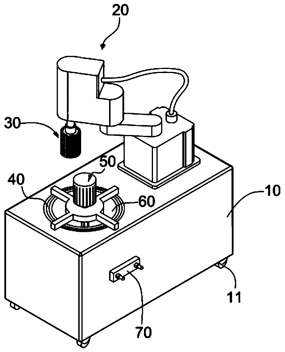 Centrifugal equipment for internal surface treatment of pipes