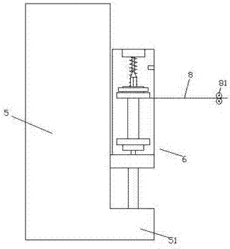 Wire wrapping device for spinning