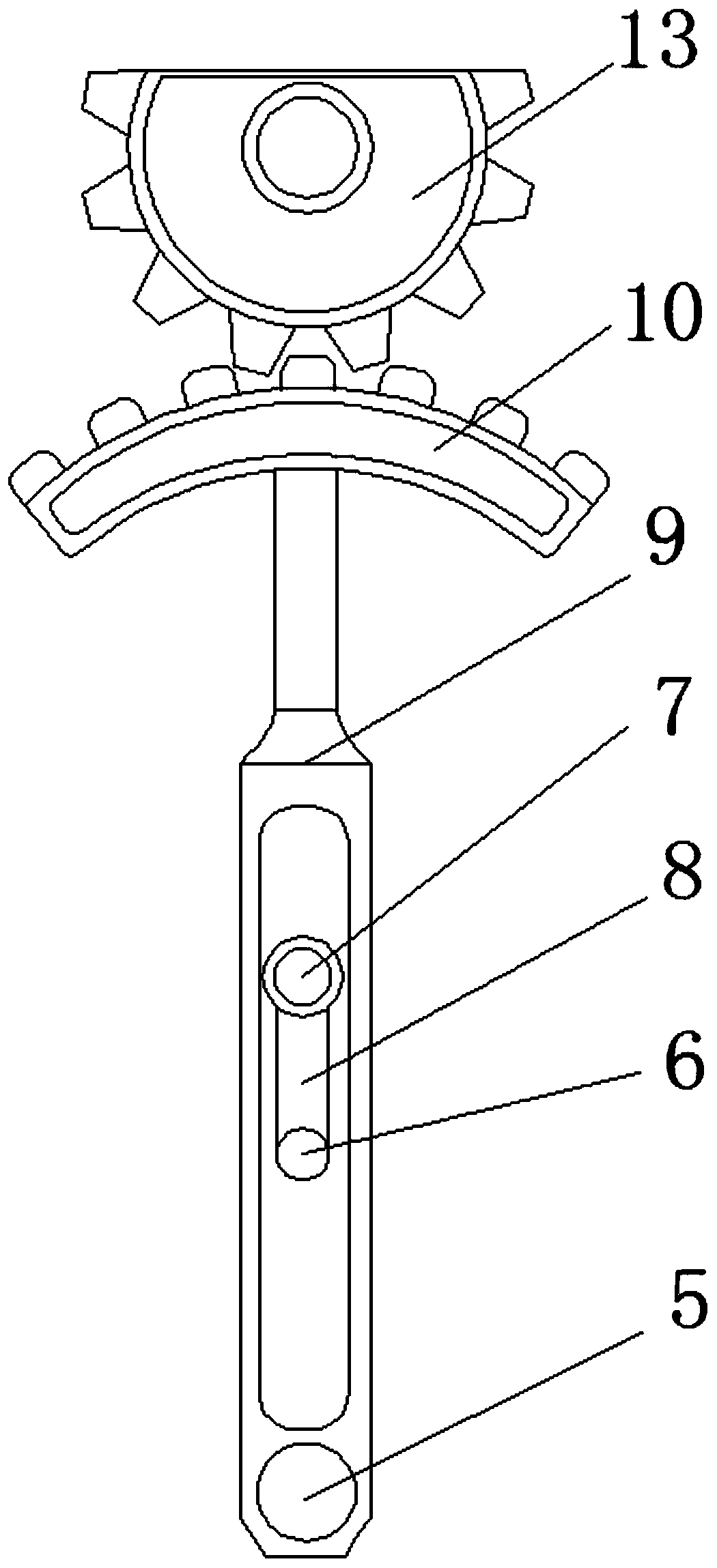 Even-grinding organic fireproof blocking material grinding device