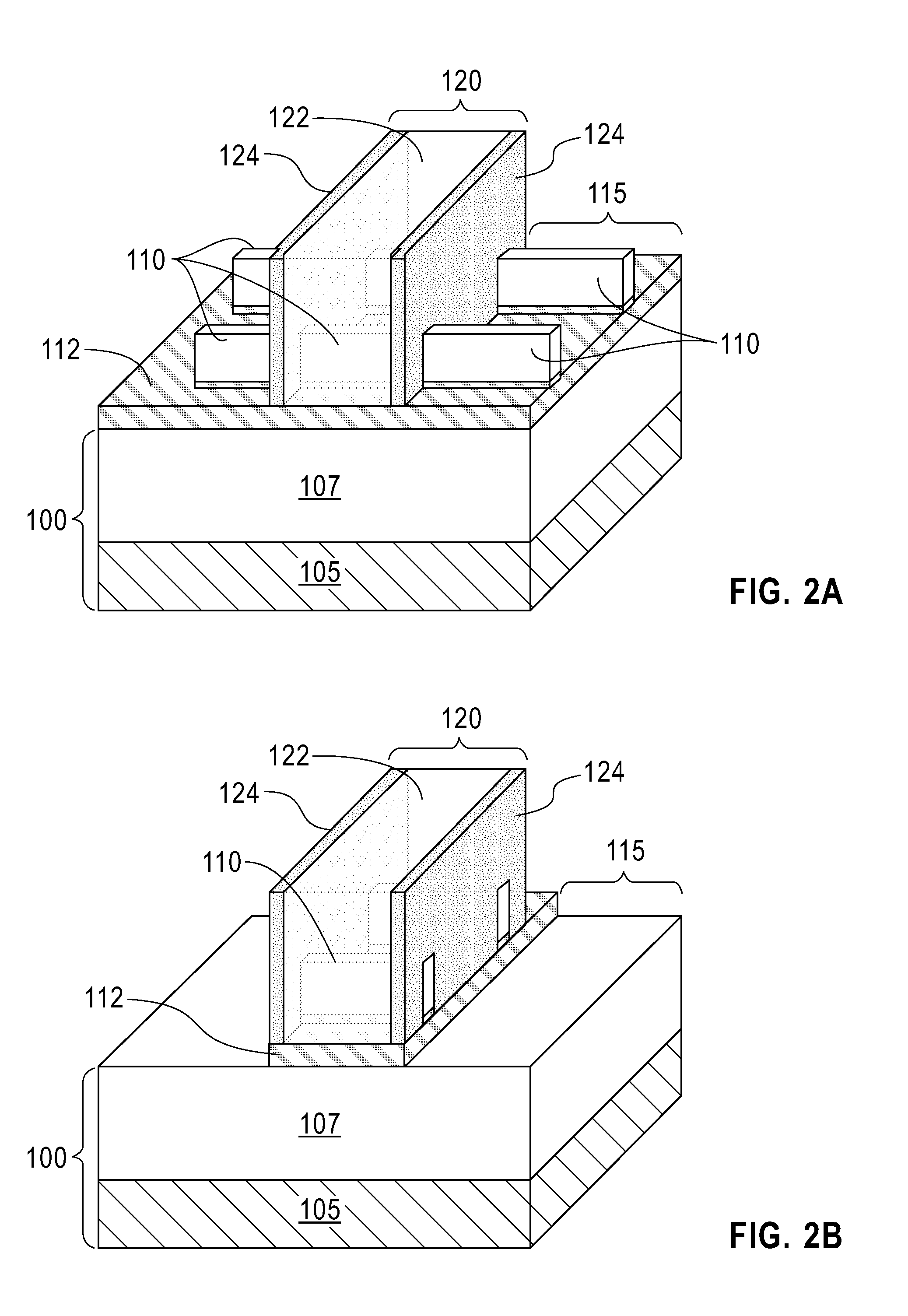 Non-planar mosfet structures with asymmetric recessed source drains and methods for making the same