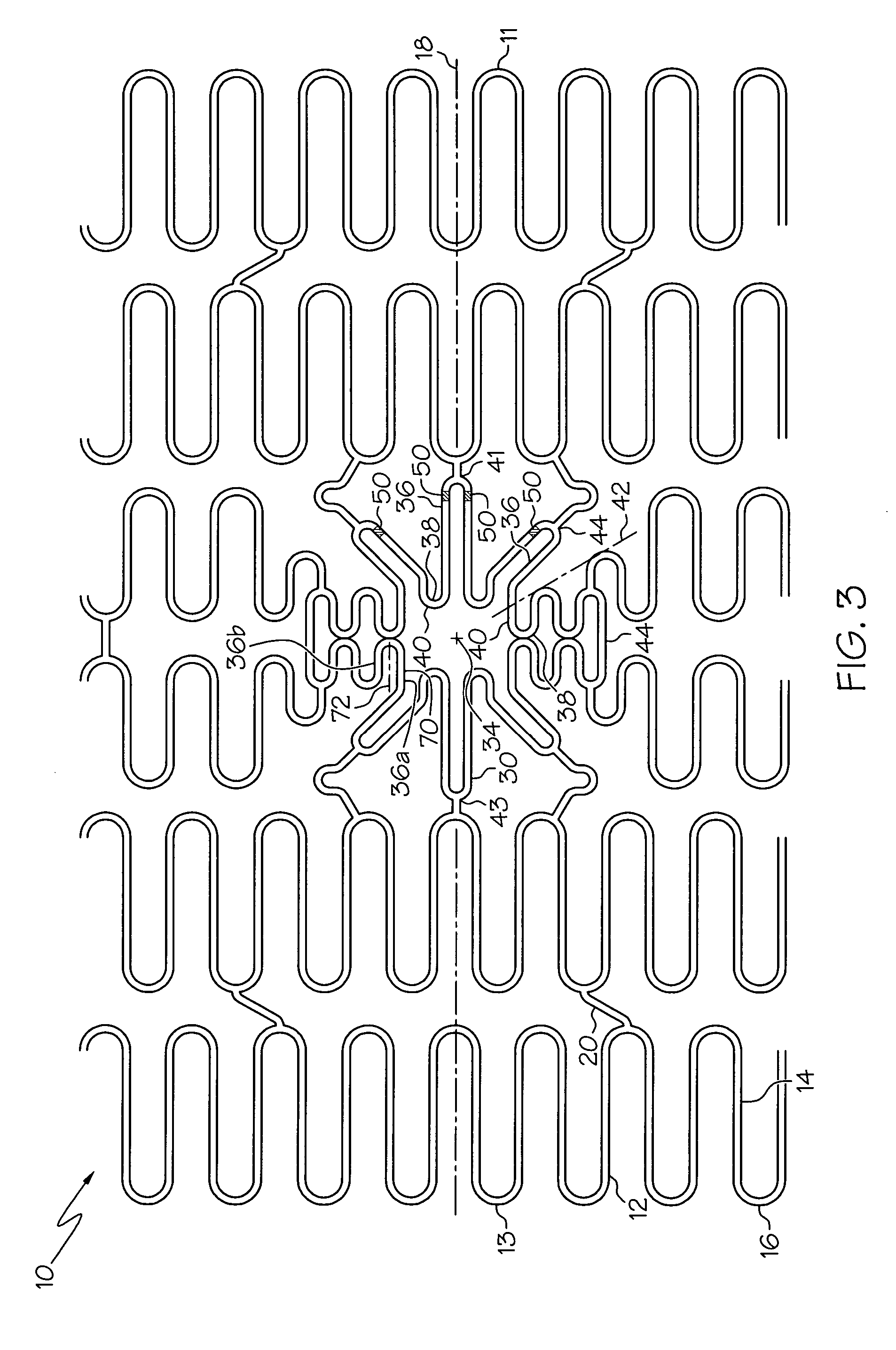 Selective treatment of stent side branch petals