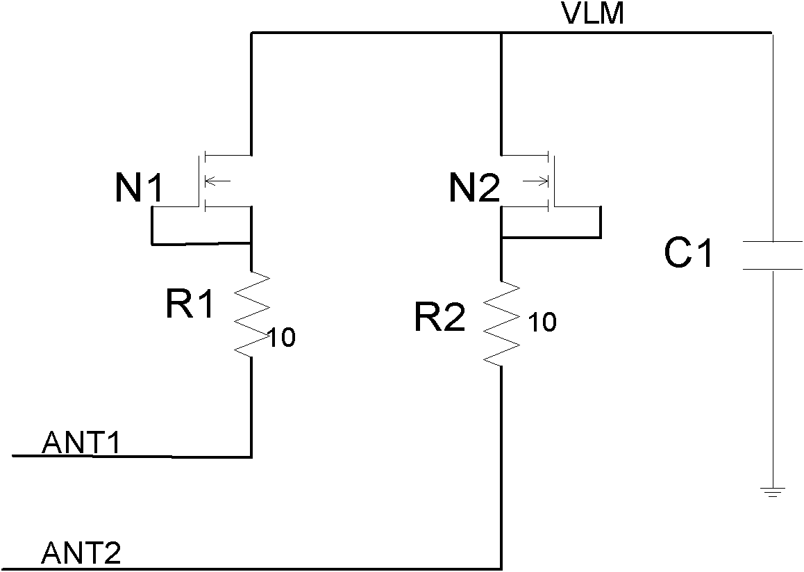 Automatic Q value adjustment amplitude limiting circuit