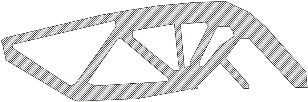 Load controllable transmission structure topological optimization method based on geometric nonlinearity