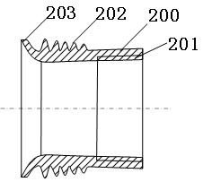 Vehicle-mounted light full-winding fiber reinforced aluminum lining high-pressure hydrogen storage cylinder