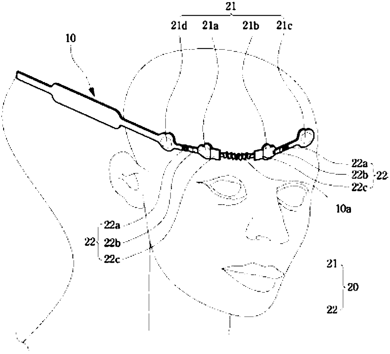 Sensor for depth of anesthesia and cerebral blood oxygen saturation