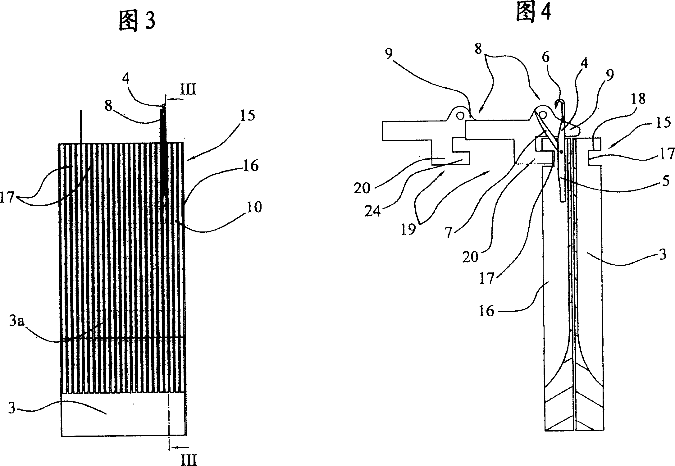 Linear knitting machine