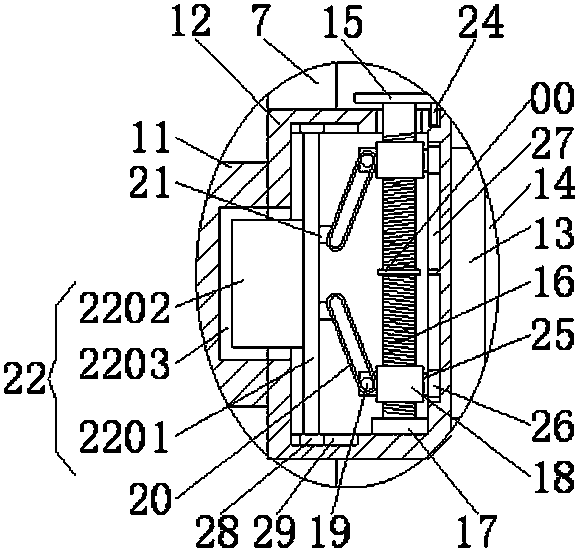 Carpet transverse weaving device