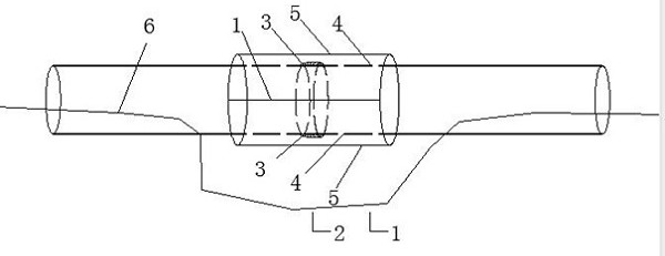 Reinforcing method of pipe joint when suspending socket type pipe