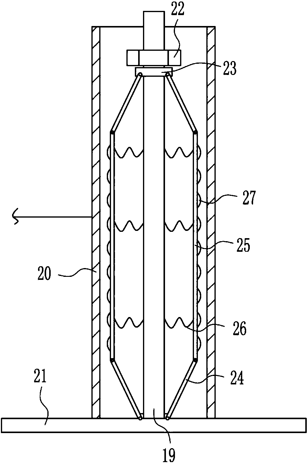 Spinning cotton thread winding device