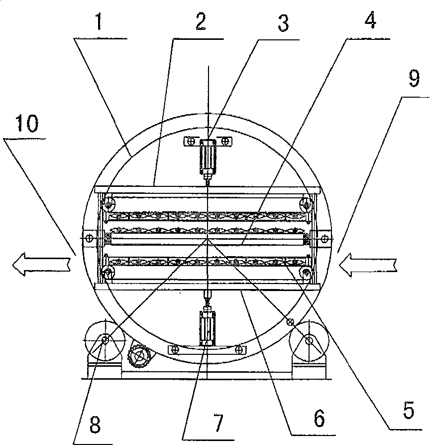 Automatic disk discharging machine of soft bag