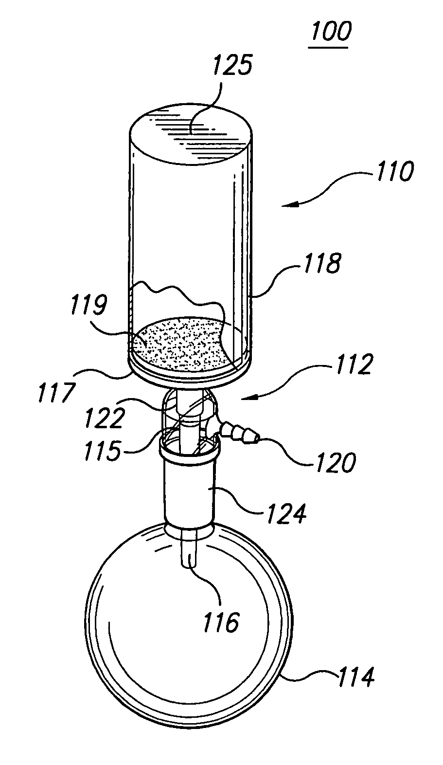 Disposable polymer-structured filtering kit