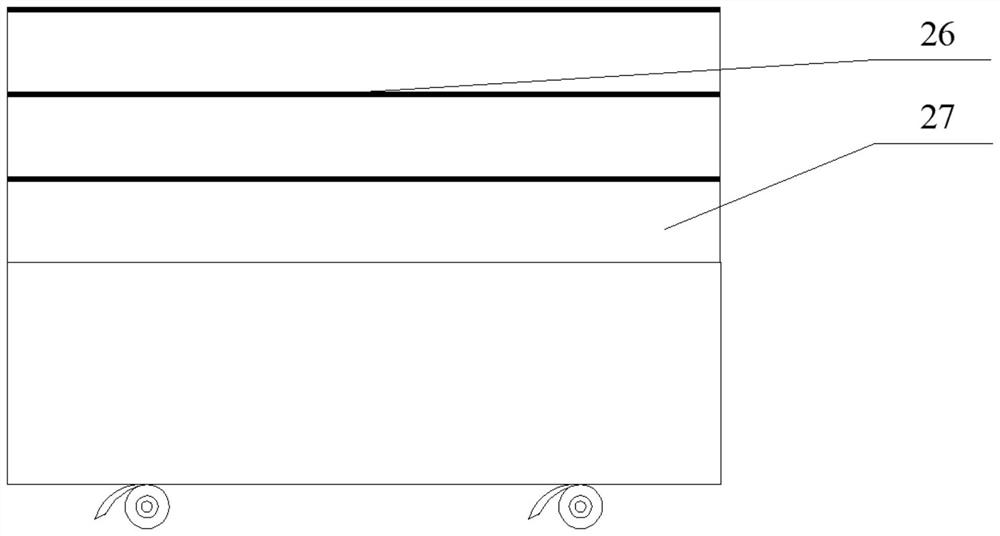 Displayer transportation device with protection structure