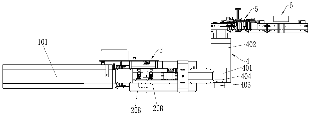 Heat shrinkable film packaging production line