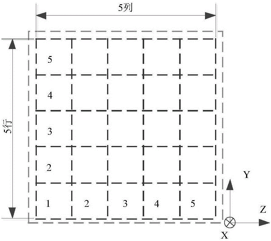 All-weather monitoring method for phased array antenna array plane deformation