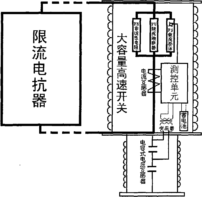 Energy-saving outdoor grid current limiting device