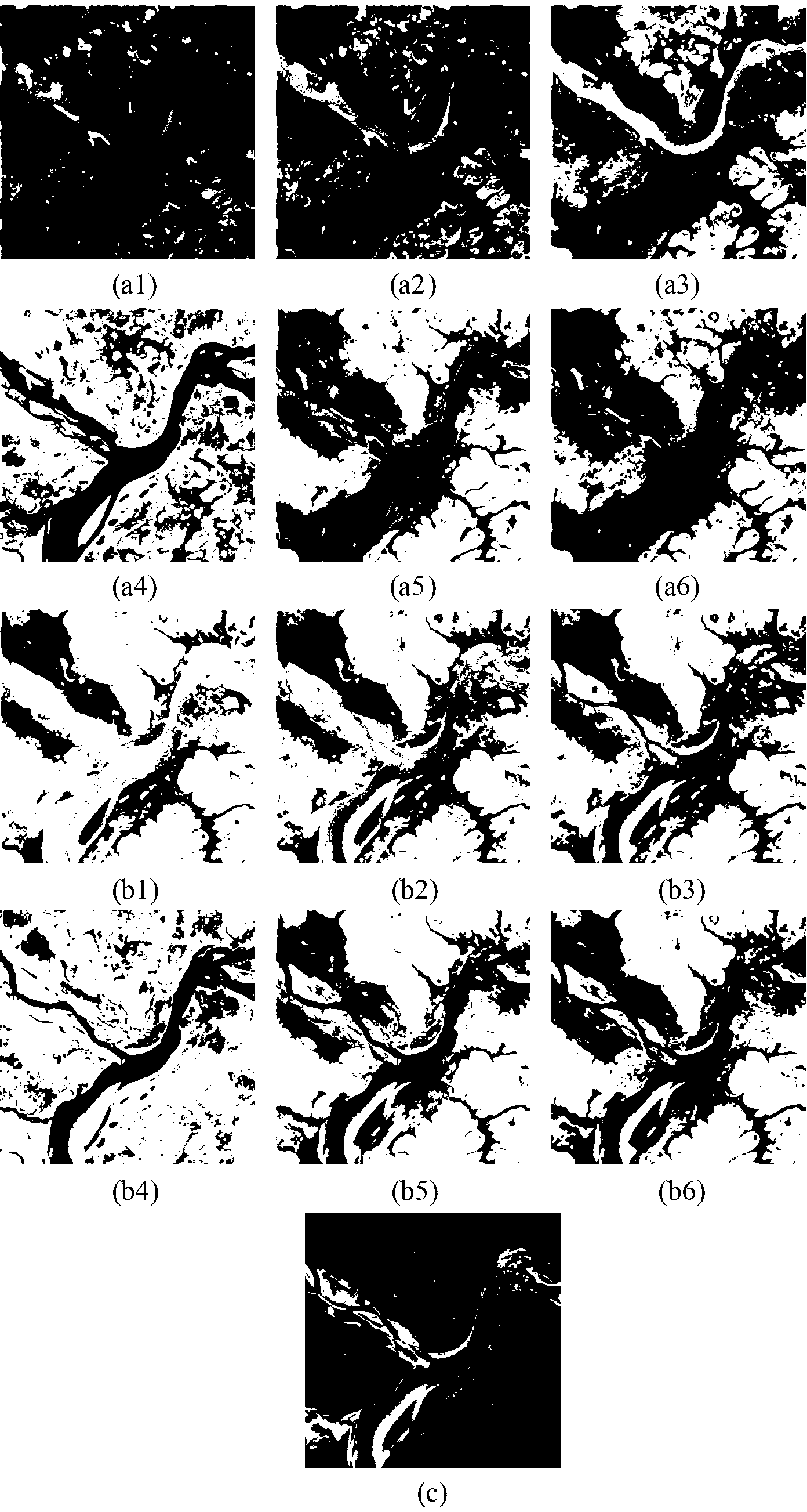 Multispectral remote sensing image variation detection method based on spectral reflectivity variation analysis