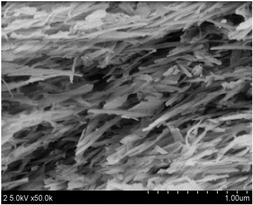 Flexible attapulgite membrane and preparation method thereof