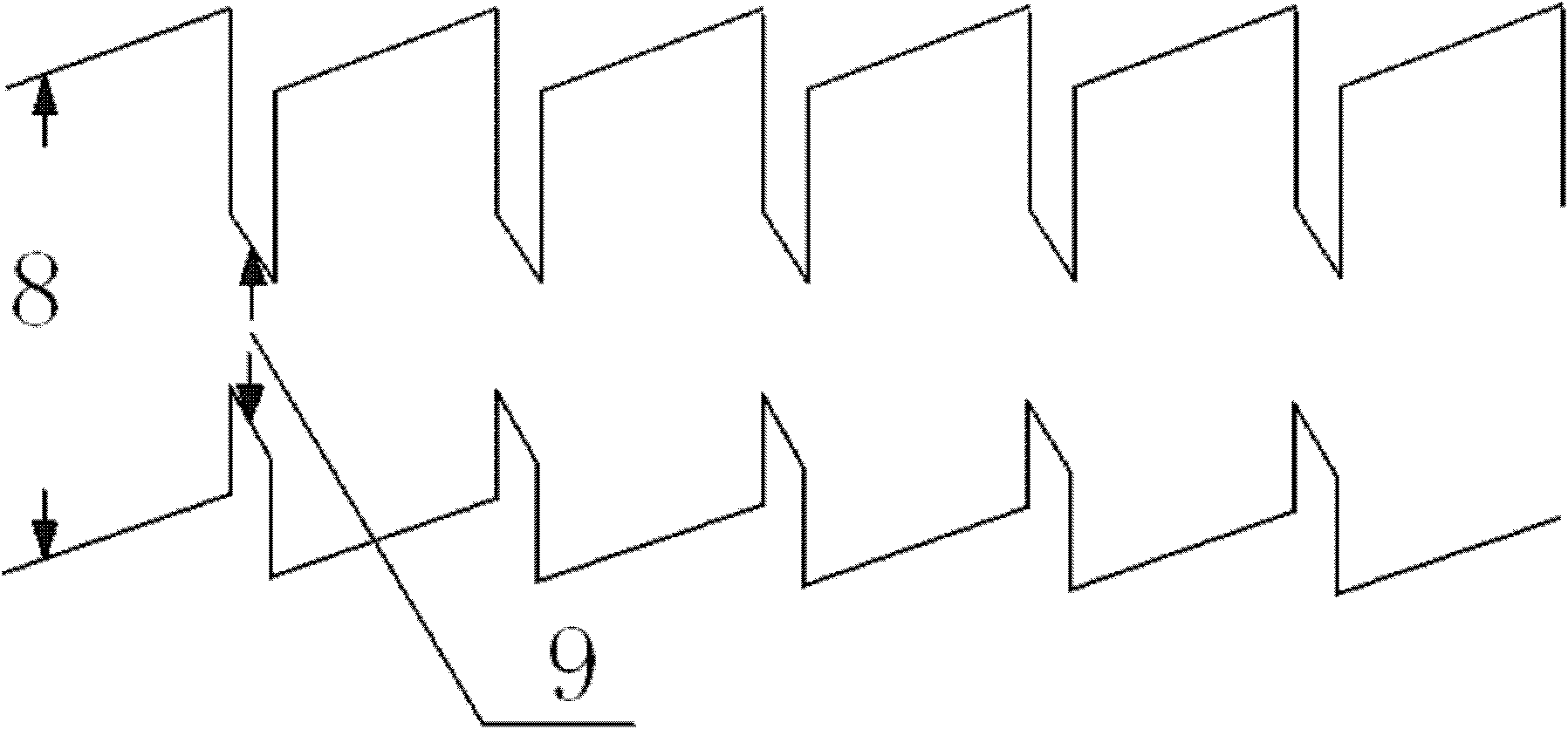 LED structure using AlGaInN quaternary material as quantum well and quantum barrier and manufacturing method thereof