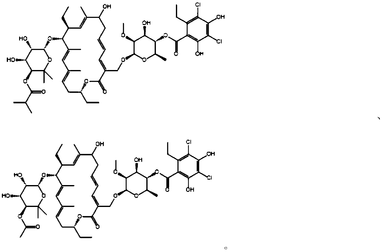 Application of tiacumicin derivatives in preparation of medicines for treating related diseases and/or symptoms caused by dengue virus infection